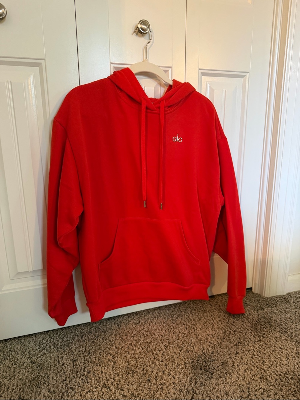 Alo Accolade Hoodie in Bright Red